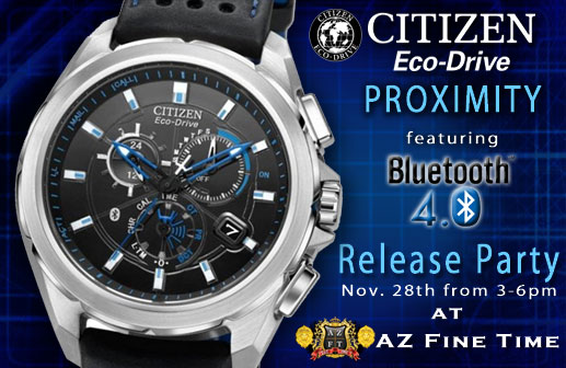Citizen Eco-Drive Proximity Bluetooth Watch Release Party